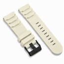 Premium Kautschuk Uhrenarmband Modell Lupo-P beige 24 mm,...