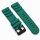 Premium Kautschuk Uhrenarmband Modell Lupo-P grün 24 mm, komp. Luminox