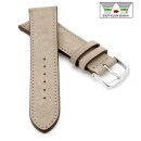 Easy-Klick Veloursleder Uhrenarmband Modell Oslo-XL...