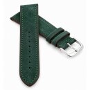 Veloursleder Uhrenarmband Modell Oslo-NL grün-braun...