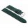 Veloursleder Uhrenarmband Modell Oslo-NL grün-braun 20 mm Handarbeit