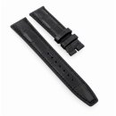 Easy-Klick Alligator Uhrenarmband Modell IW-42-XL schwarz 20 mm, komp. IWC Portugieser