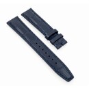 Easy-Klick Alligator Uhrenarmband Modell IW-42-XL blau 20 mm, komp. IWC Portugieser