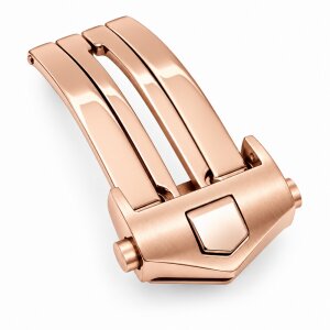 High-End Faltschließe Edelstahl rosegold Modell Turino-RG 20 mm, komp. TAG Heuer