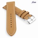 Fluco Rindleder Uhrenarmband Modell Rio beige-creme 20 mm...