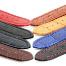 Alligator Uhrenarmband Modell Graz TiT dunkelbraun 18 mm - Sicherheitsschließe