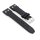 Vintage Flieger Uhrenarmband Vollrindleder Modell Flyer schwarz 20 mm
