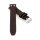 Nieten Flieger Uhrenarmband Vollrindleder Modell Flyer dunkelbraun 20 mm
