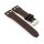 Nieten Flieger Uhrenarmband Vollrindleder Modell Flyer dunkelbraun 20 mm