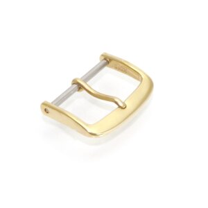 Dornschließe Edelstahl vergoldet, 12 mm