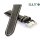 EULIT Uhrenarmband Retro-Look Modell Imola schwarz 18 mm