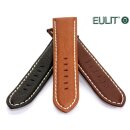 EULIT Uhrenarmband Retro-Look Modell Imola dunkelbraun 22 mm