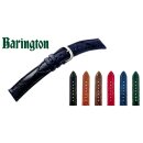 Echt Straußbein Uhrenarmband Barington dunkelbraun 18 mm, Handarbeit