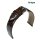 Echt Straußbein Uhrenarmband Barington dunkelbraun 18 mm, Handarbeit