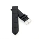 Feines Alligator Uhrenarmband Modell Lausanne-XS schwarz...