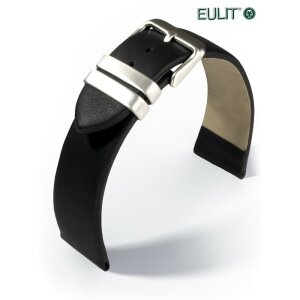 EULIT Uhrenarmband Modell Iron Loop schwarz 22 mm Metallschlaufen