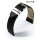 EULIT Uhrenarmband Modell Iron Loop schwarz 22 mm Metallschlaufen