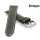 Barington Uhrenarmband Modell Antiknubuk blau 20 mm, Handarbeit