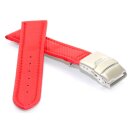 Vollsynthetik Uhrenarmband-Sicherheitsschließe rot...