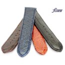 Fluco echt Krokodil XL-Uhrenarmband Modell Kania mocca 20 mm XL-Extralang