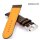 Morellato Uhrenarmband Biking Technic Carbon schwarz-orange wasserfest 18 mm