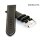 Morellato Uhrenband Biking Technic Carbon-Style schwarz-grau wasserfest 20 mm