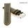 Morellato Uhrenband Biking Technic Carbon-Style schwarz-gelb wasserfest 22 mm