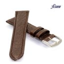 Fluco Uhrenarmband Modell Record-NL dunkel-braun 20 mm...