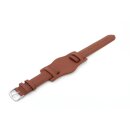 Uhrenarmband mit Unterlage Jungkalb Modell U-Chur brandy...