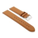 Uhrenarmband mit Unterlage Jungkalb Modell U-Chur caramel 18 mm