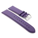 Uhrenarmband mit Unterlage Jungkalb Modell U-Chur aubergine 18 mm