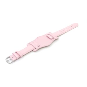 Uhrenarmband mit Unterlage Jungkalb Modell U-Chur rosa 18 mm