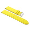 Uhrenarmband mit Unterlage Jungkalb Modell U-Chur gelb 18 mm