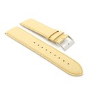 Uhrenarmband mit Unterlage Jungkalb Modell U-Chur vanille 20 mm