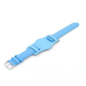 Uhrenarmband mit Unterlage Jungkalb Modell U-Chur alaskablau 20 mm