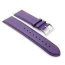 Uhrenarmband mit Unterlage Jungkalb Modell U-Chur aubergine 22 mm
