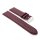 Uhrenarmband mit Unterlage Jungkalb Modell U-Chur bordeaux 22 mm