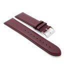 Uhrenarmband mit Unterlage Jungkalb Modell U-Chur bordeaux 24 mm