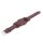 Uhrenarmband mit Unterlage Jungkalb Modell U-Chur bordeaux 24 mm