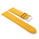 XL-Uhrenarmband mit Unterlage Jungkalb Modell U-Chur senf 18 mm