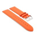 XL-Uhrenarmband mit Unterlage Jungkalb Modell U-Chur orange 20 mm