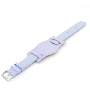 XL-Uhrenarmband mit Unterlage Jungkalb Modell U-Chur flieder 22 mm