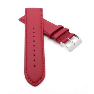 Uhrenarmband Jungkalb Modell Chur XL rot 20 mm