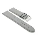 Uhrenarmband mit Unterlage Jungkalb Modell U-Chur hellgrau 20 mm