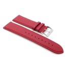 XL-Uhrenarmband mit Unterlage Jungkalb Modell U-Chur rot 18 mm