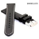 Morellato Silikon Uhrenarmband Modell Carezza-WN schwarz 20 mm