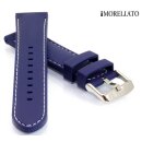 Morellato Silikon Uhrenarmband Modell Carezza-WN blau 22 mm