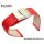 Französisches Kalbsleder Uhrenarmband Modell Basel-FS schwarz-ON 24 mm