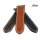 Handgefertigtes Fluco Uhrenarmband Modell Snow-Calf schwarz 24 mm