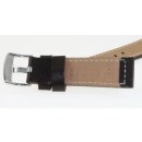 Handgefertigtes Fluco Uhrenarmband Modell Snow-Calf hellbraun 24 mm